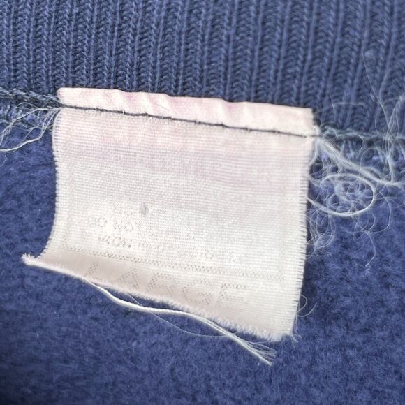 ROYAL DUTCH COLLEGE Sweatshirt Mens L HOLLAND NETHERLANDS Fleece Pullover Blue - Picture 10 of 13